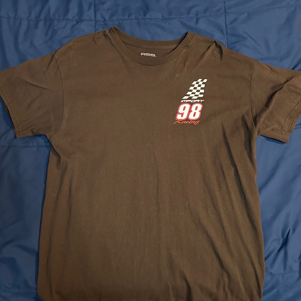 RSQ Brown Racing Graphic T-Shirt